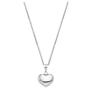 925 Sterling Silver Heart Necklace