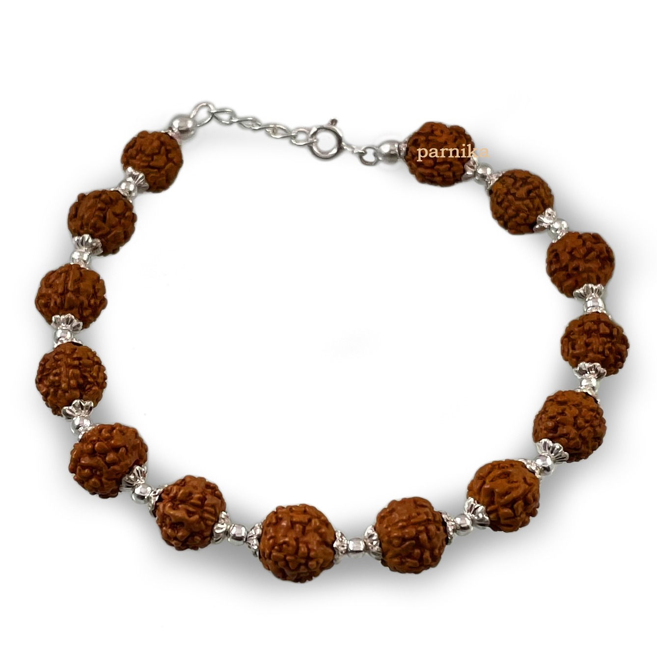 Evil Eye Bracelet with Rudraksha Beads - 925 Sterling Silver - Hexagon –  Evileyejewels