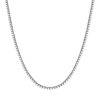 Pure silver chain for men and women for daily use in 0.9mm and 1.25mm