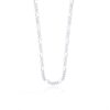 Pure silver chain in figaro pattern 92.5 sterling silver 20inches