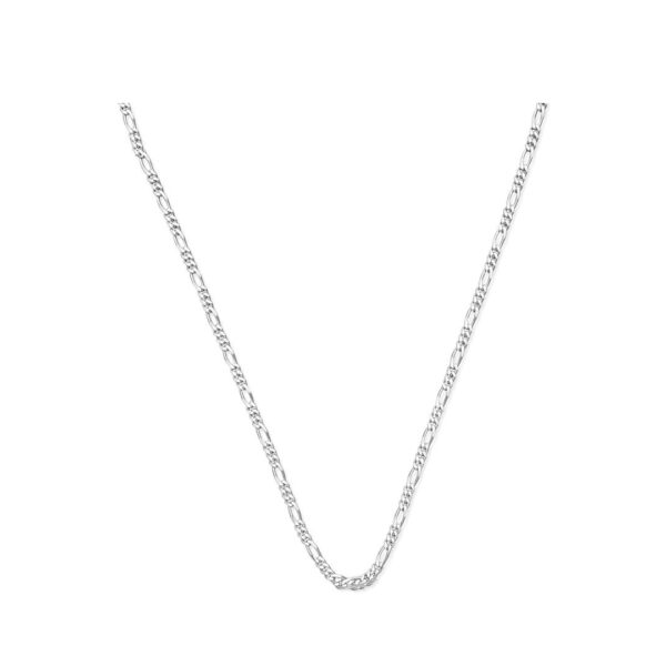 Pure silver chain in figaro pattern 92.5 sterling silver