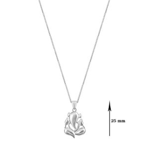 Ganesh ji silver pendent for men and women
