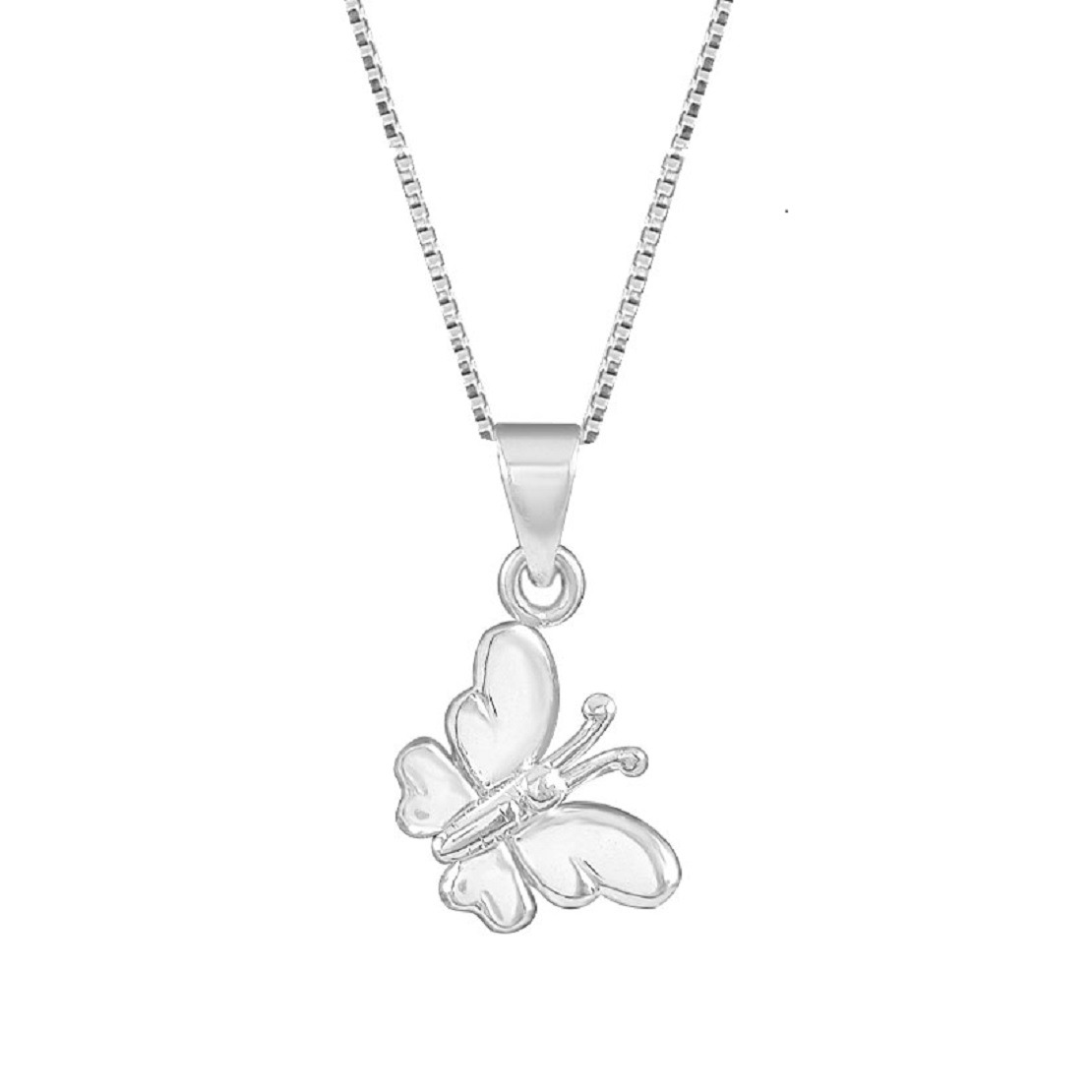 White Acrylic Butterfly Necklace With Silver Chain at Rs 40/piece in New  Delhi