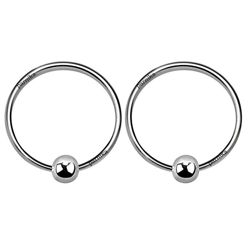 Sterling Silver Bali Hoop Earrings- Tiny