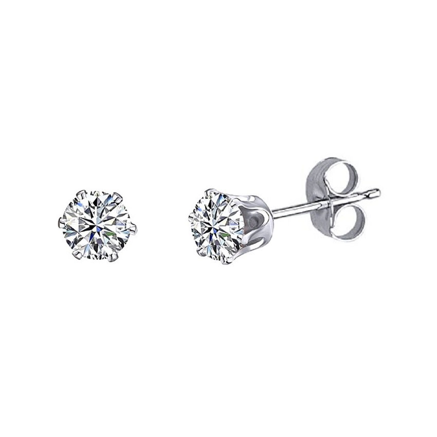 Geometric Silver Studs Minimalist Silver Earrings Round Stud - Etsy | Small silver  earrings, Gold earrings studs simple, Sterling silver earrings studs
