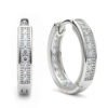 Layered CZ Huggie Hoops