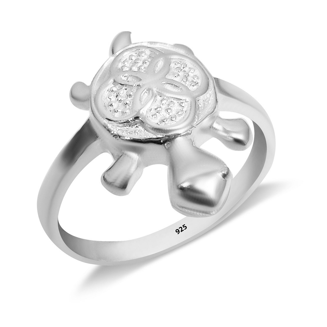 925 Silver Plated Tortoise Finger Ring (SJ_4181) – Shining Jewel