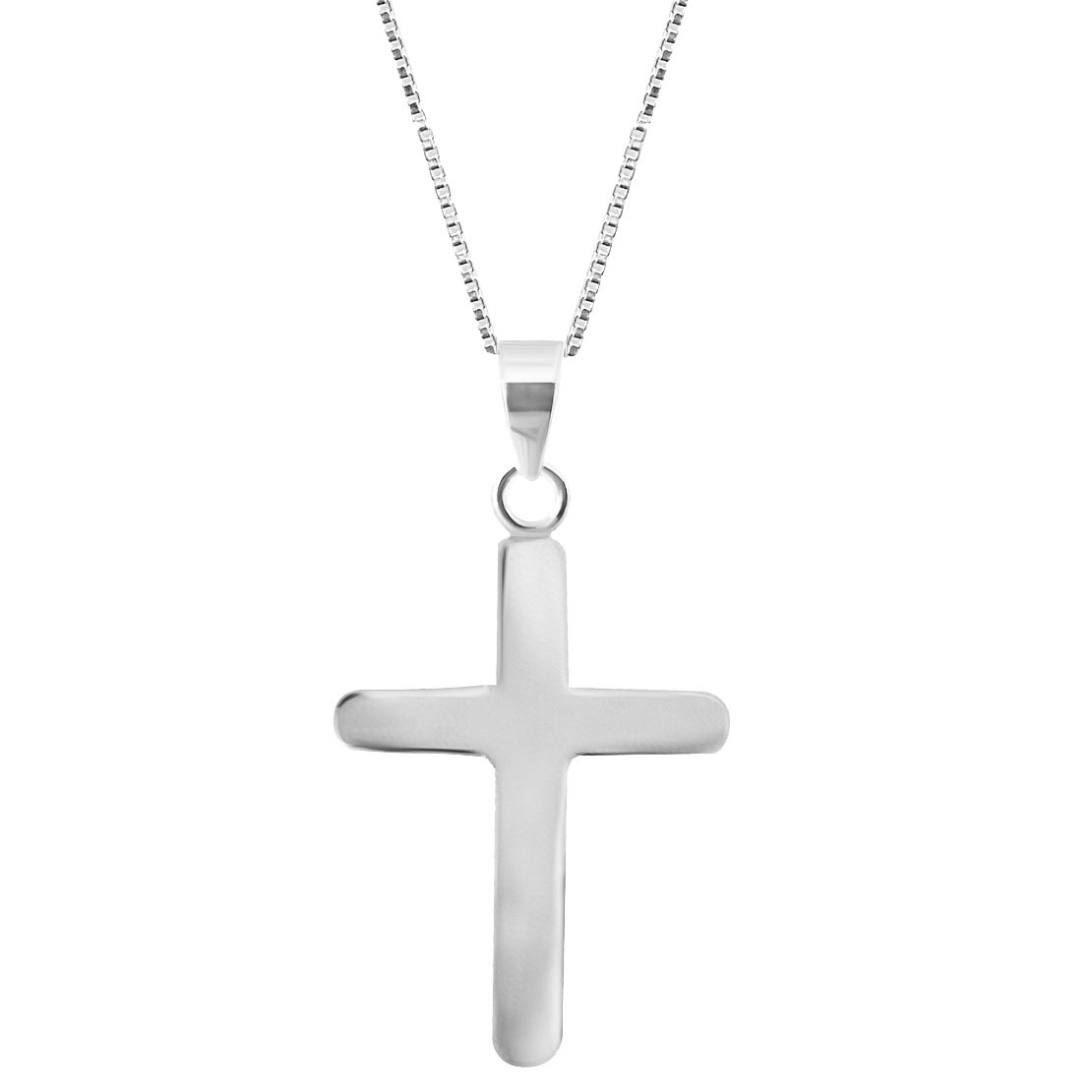 MJPD0045 1 Holy cross pendent in pure silver for girls and women