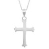 Holy cross pendent in pure silver for girls and women