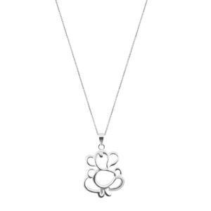 ganesh ji pendent in pure silver for girls and women