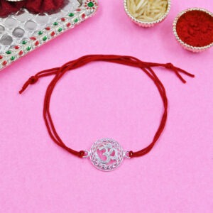 Round Om Thread Rakhi