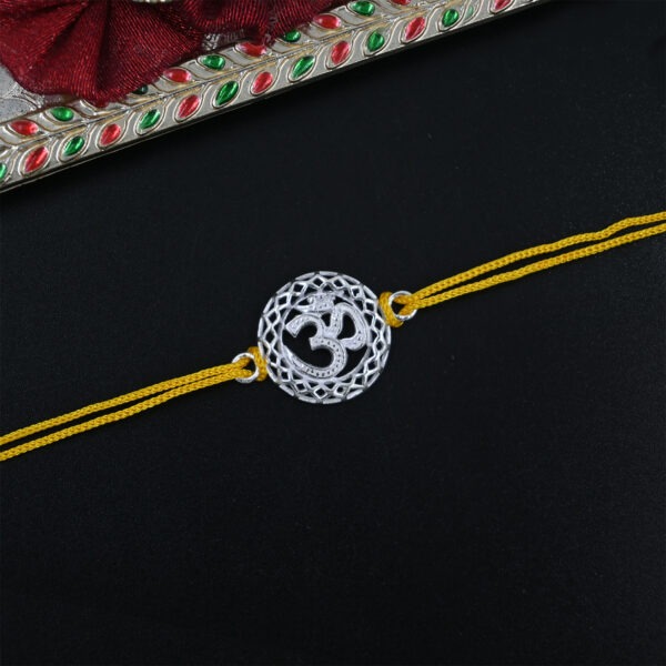 Round Om Thread Rakhi