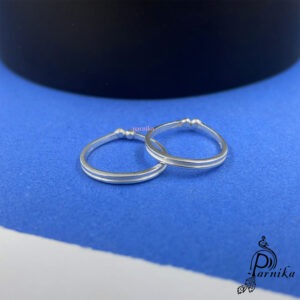 Plain silver toe ring