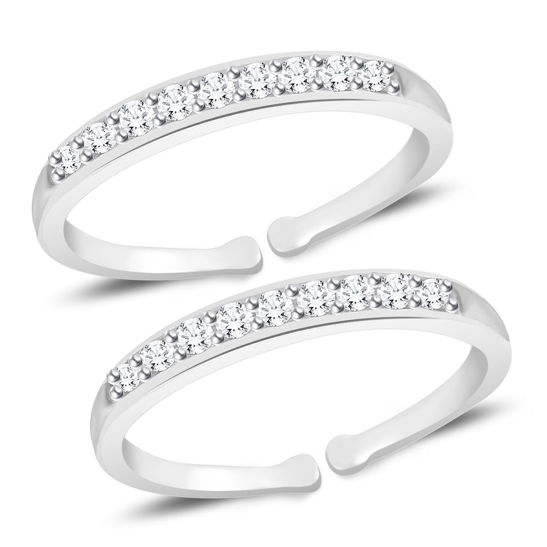 Hansika Silver Toe Ring by MOHA