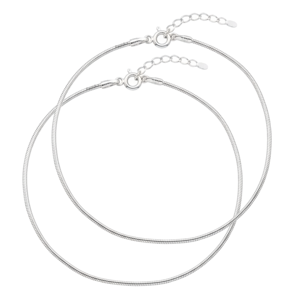 Snake Plain Chain Payal