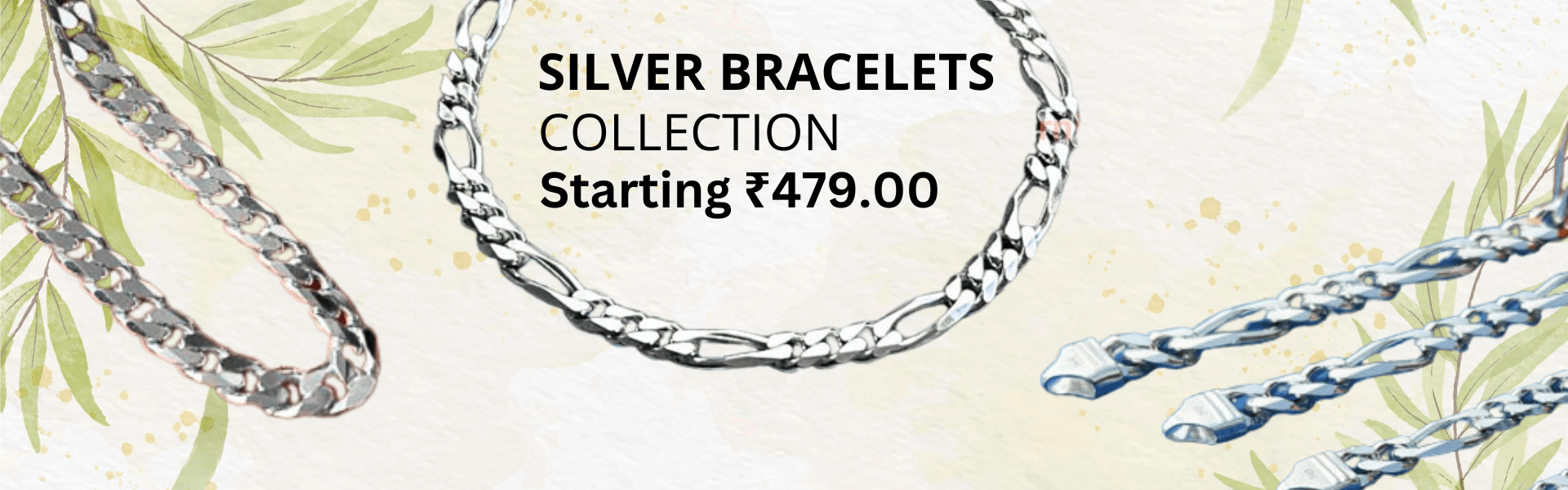 Buy pure silver bracelet online