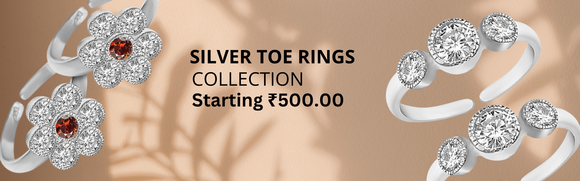 Buy silver toe rings online