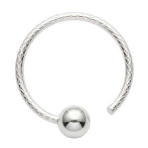 Self Design Ball Nose Ring