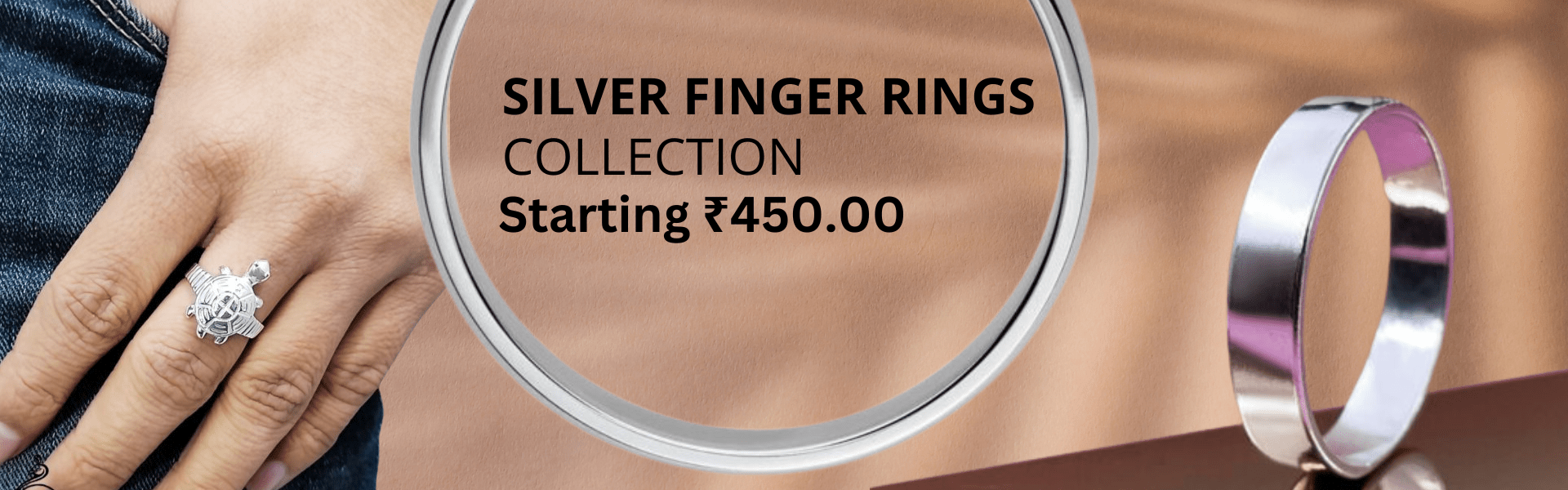 silver finger rings online
