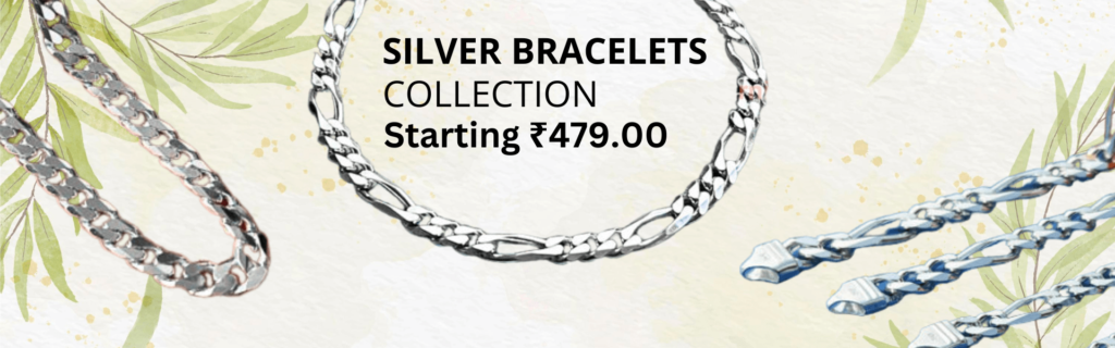 Buy pure silver bracelet online 1