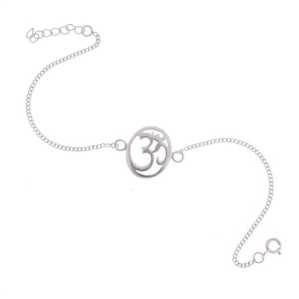 Om Rakhi Bracelet Oval