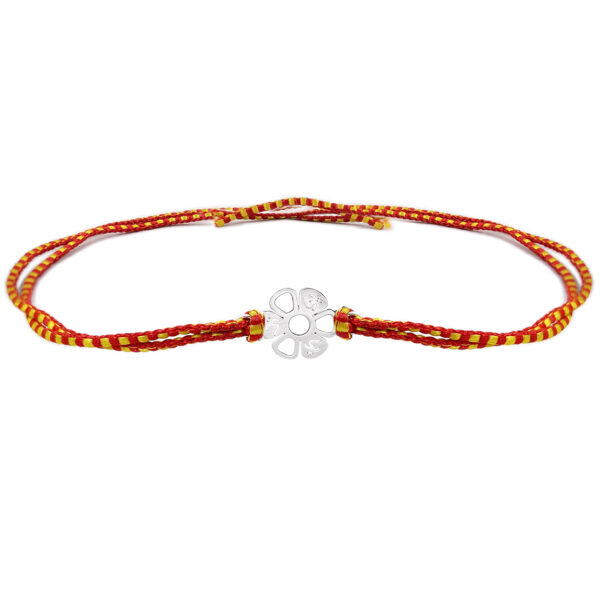 Om in Flower Rakhi