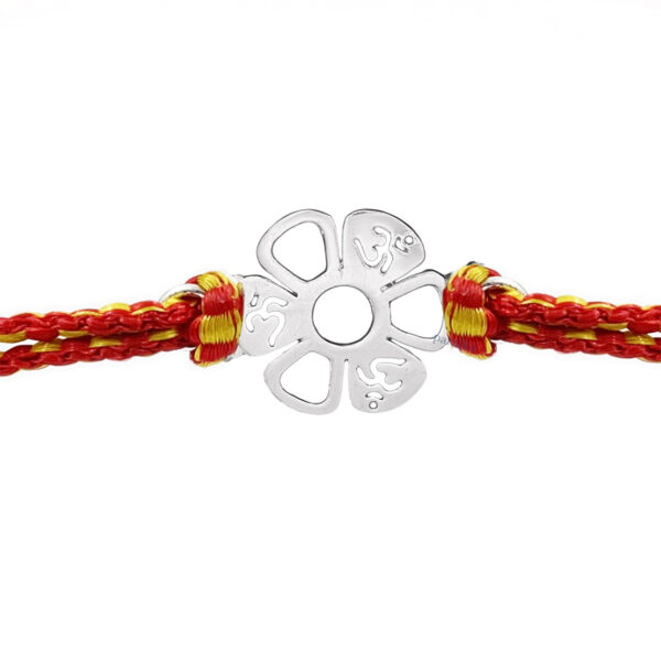 Om in Flower Rakhi