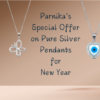 Pure silver pendant