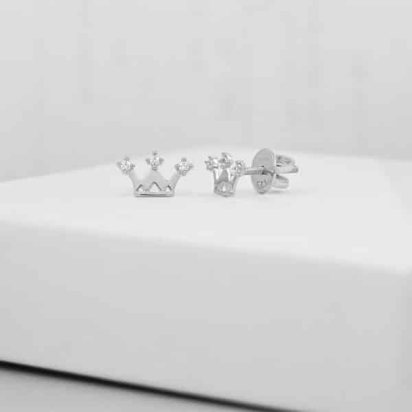 Crown Stud Earrings