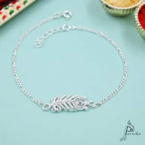 Mor Pankh Rakhi Bracelet