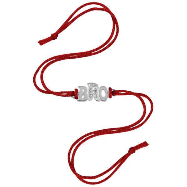 CZ Bro Rakhi in Cotton Thread