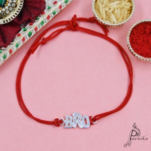 CZ Bro Rakhi in Cotton Thread