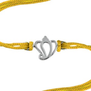 Ganesh ji Rakhi in Cotton Thread