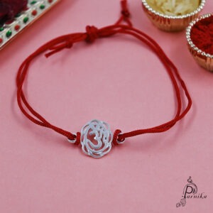Designer Om Rakhi in Cotton Thread