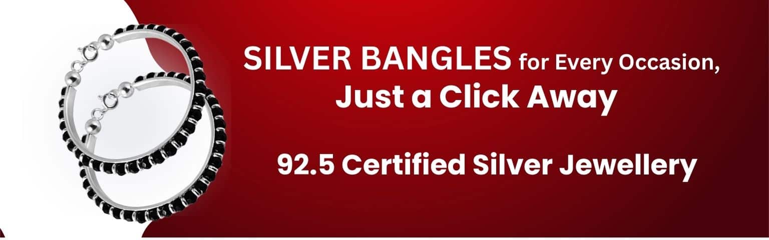 Silver bangles online
