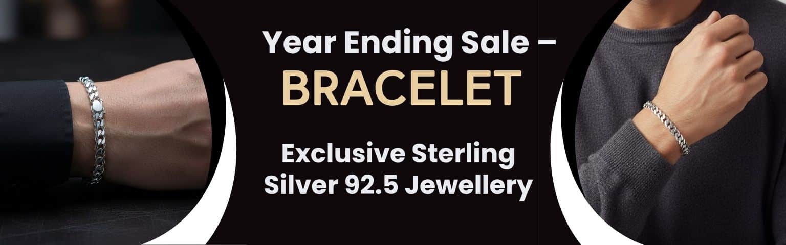 buy pure silver bracelet online - parnika