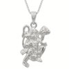Lord Hanuman Ji Pendant holding Parvat Mountain, divine deity pendant with intricate details