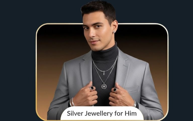 Buy silver jewellery for him