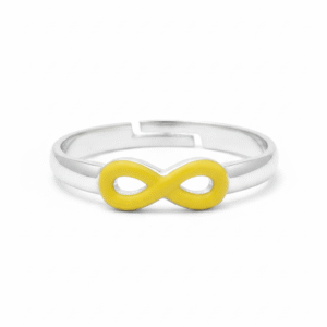 Enamel Infinity Ring For Kids