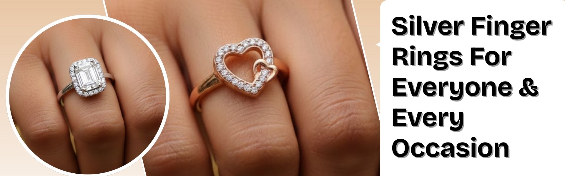 Buy silver finger rings online