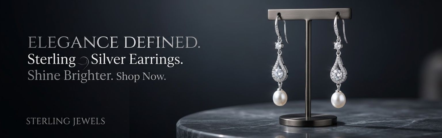 Buy sterling silver earrings for women