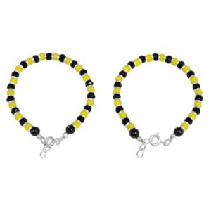 Baby Nazariya Bracelets - Yellow Beads Hand Bracelets for Kids